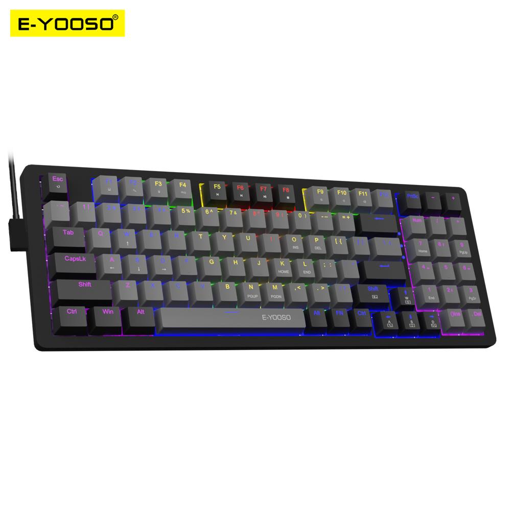 Gaming Keyboard And Mouse Combo - E-YOOSO Z94 USB Mechanical Gaming Keyboard