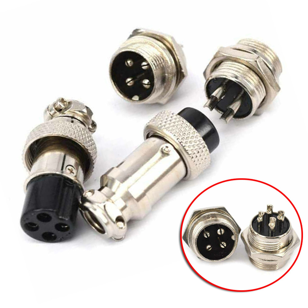 GX16-4 4-Pin Aviation Connecto - Aviator Connector Kit ulasan dan harga