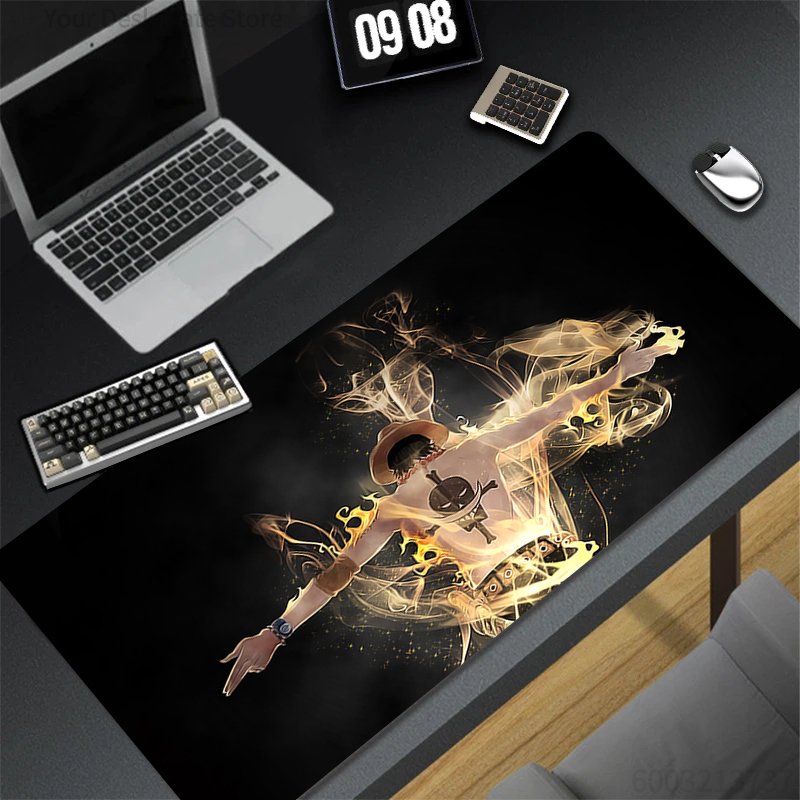 Mouse Pad Flame Anime Ace Mous - Gaming Keyboard Affordable ulasan dan harga