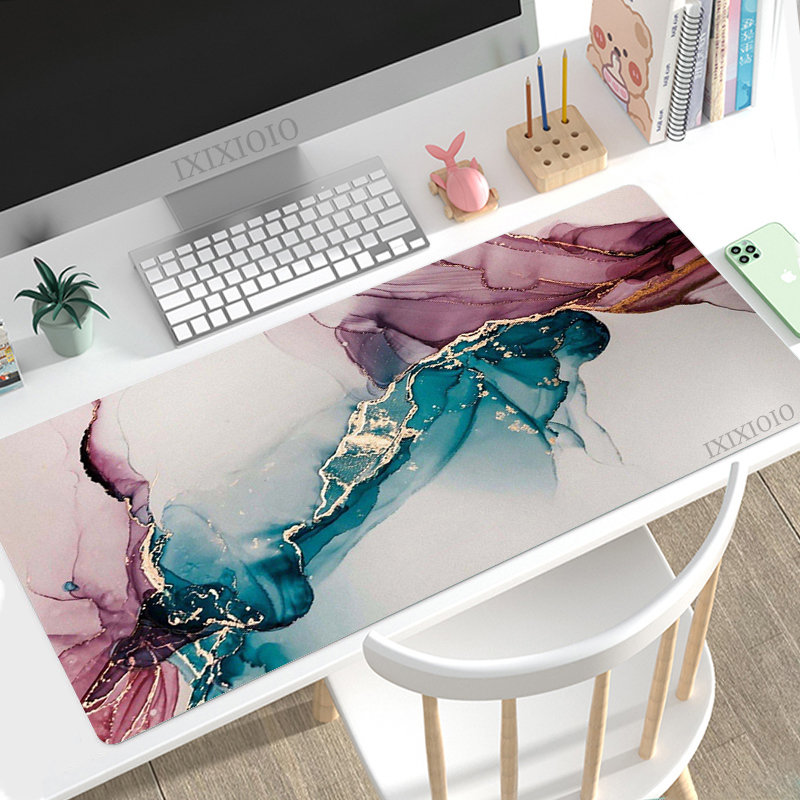 Fashion Marble Mouse Pad Gamin - Gaming Keyboard Non Mechanical ulasan dan harga