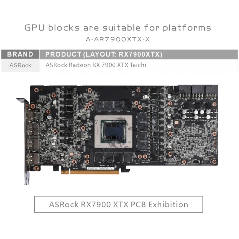 Bykski Water Block Use for ASR - Amd Vga Rx 7900 Xtx ulasan dan harga