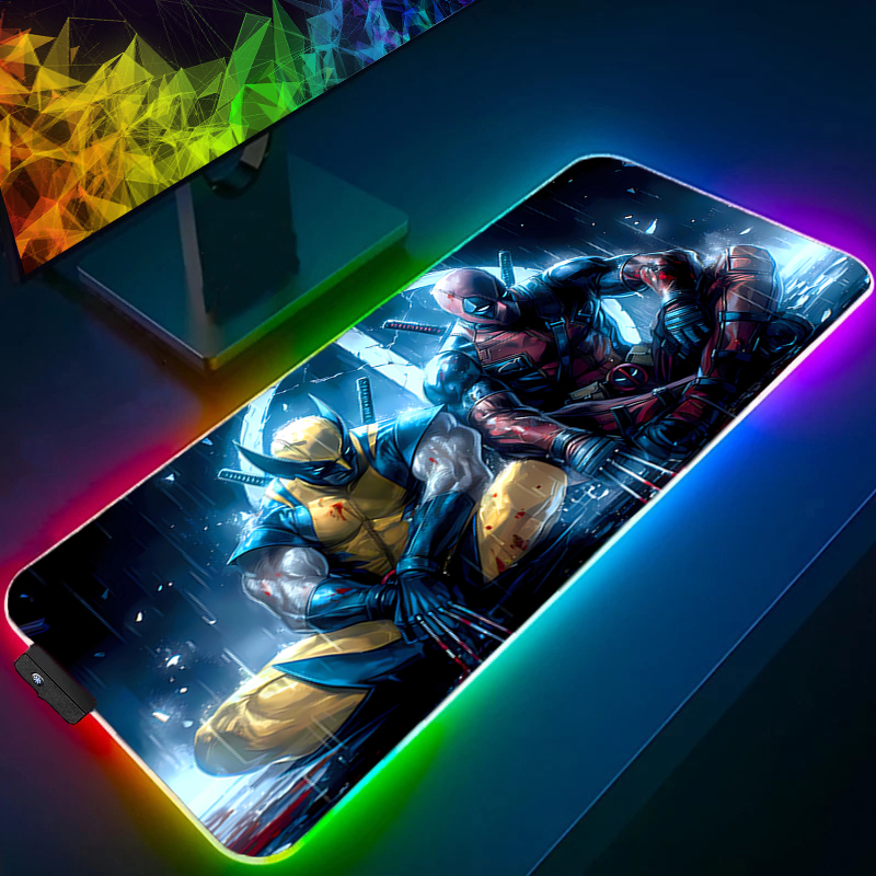 LED Mouse Pad Gaming Backlight - Gaming Keyboard Affordable ulasan dan harga