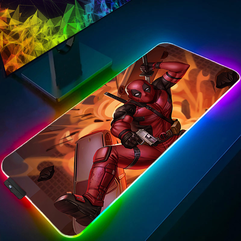 LED Mouse Pad Gaming Backlight - Gaming Keyboard Affordable ulasan dan harga