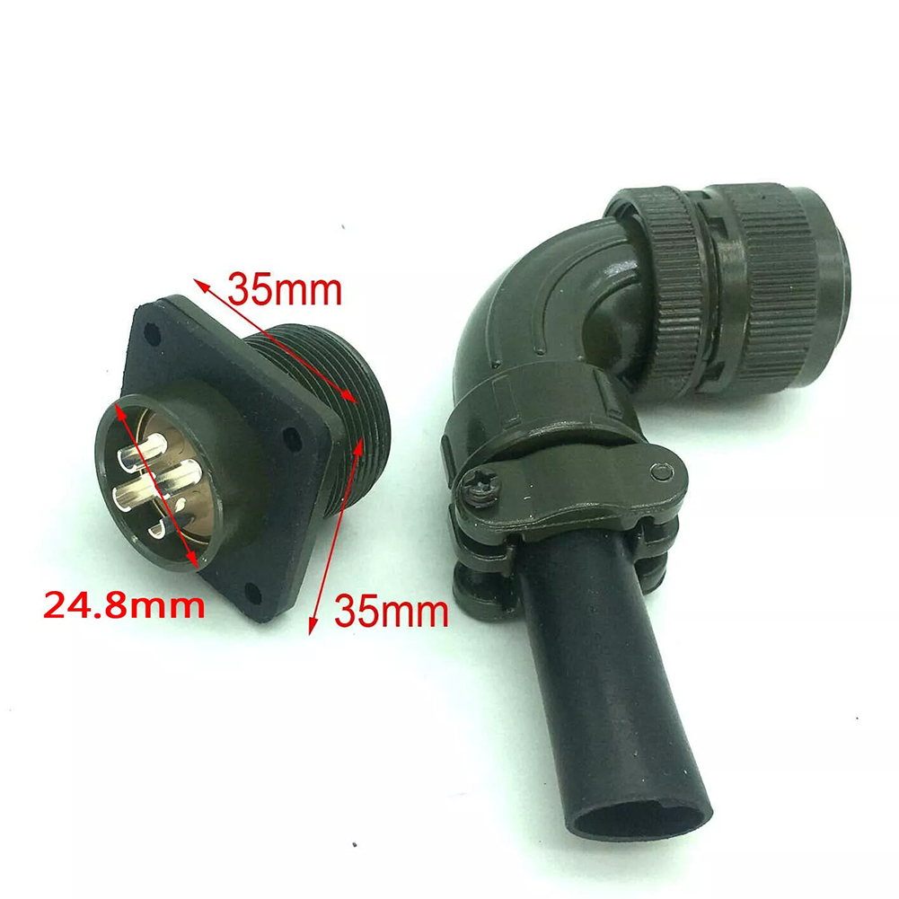 Aviation Connector 4 Pin 90 De - Aviator Connector Kit ulasan dan harga