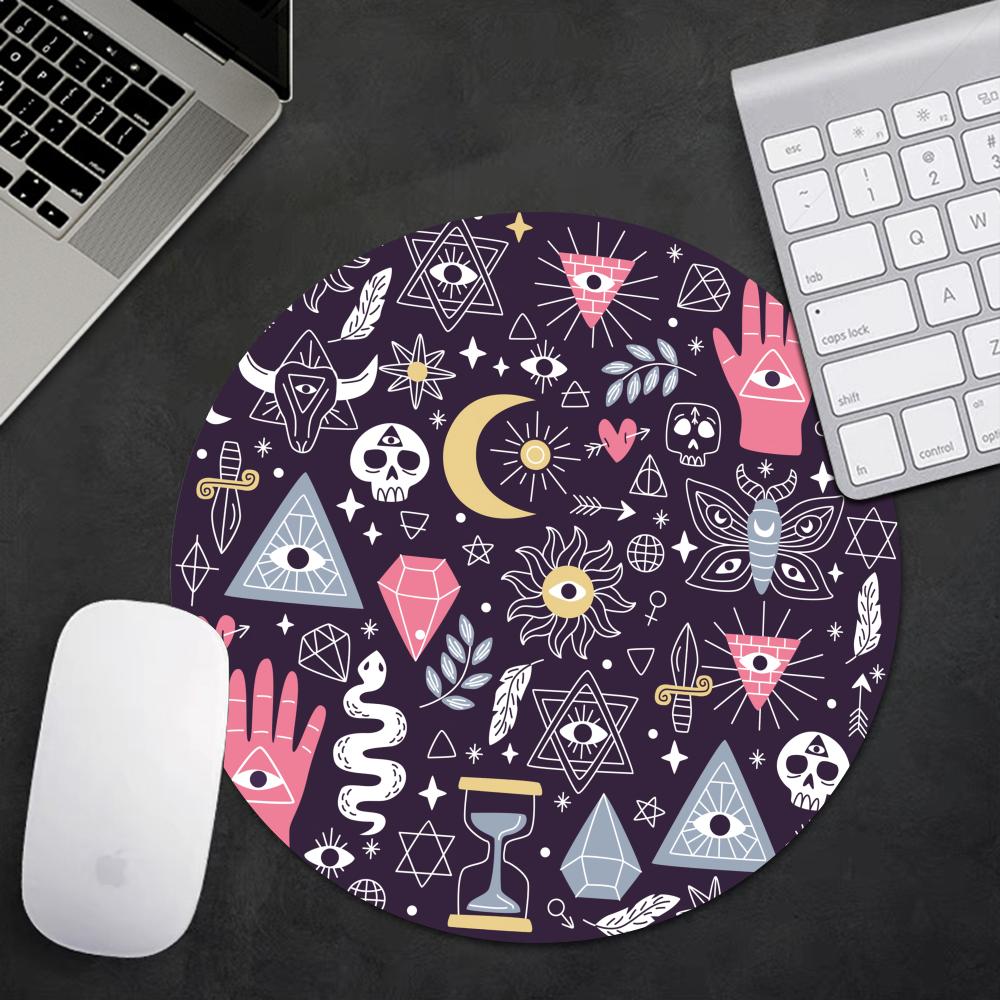 Witches Cat Moon Tarot Round G - Gaming Keyboard Affordable ulasan dan harga