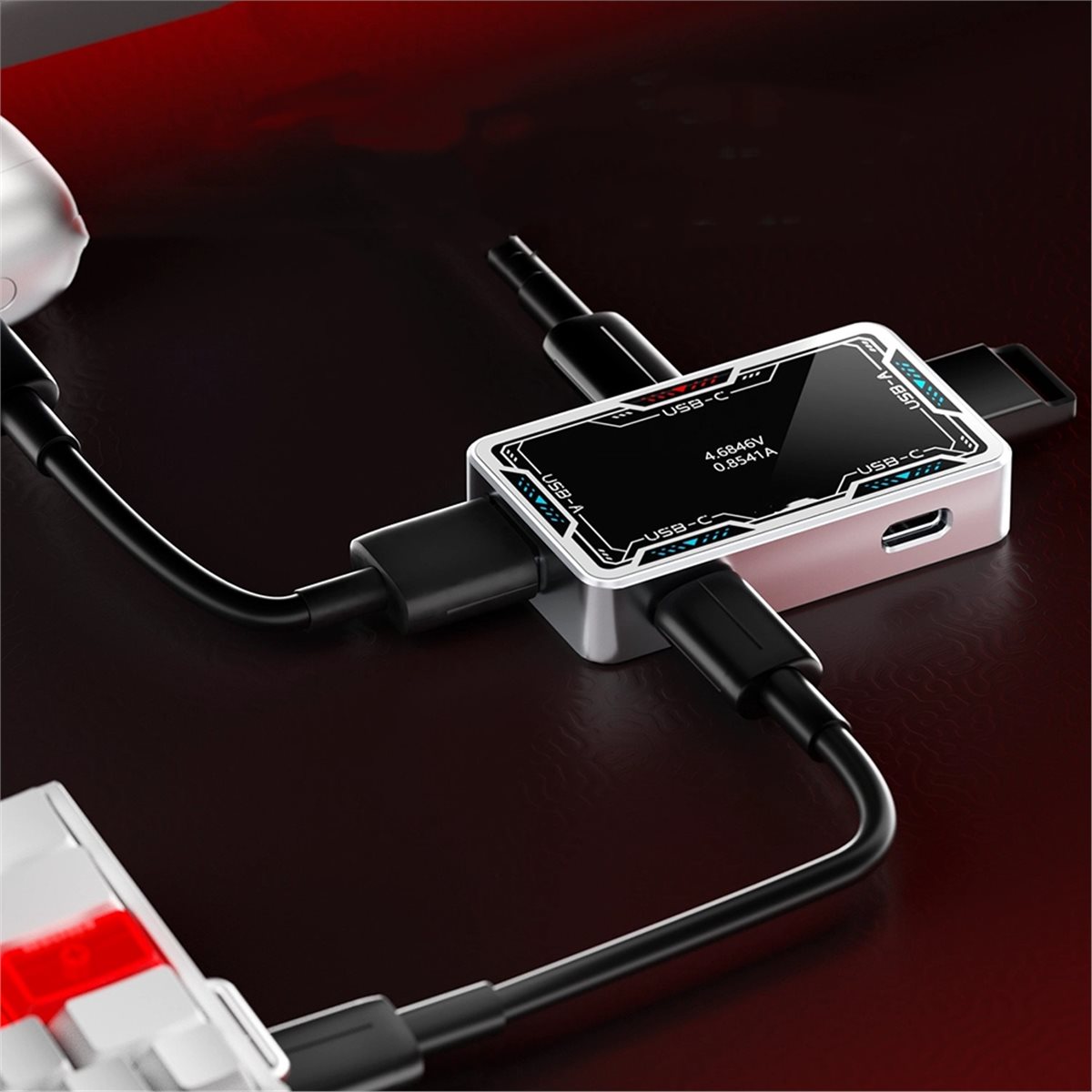 A85P Gaming USB HUB 8K High Sp - Gaming Keyboard Splitter ulasan dan harga