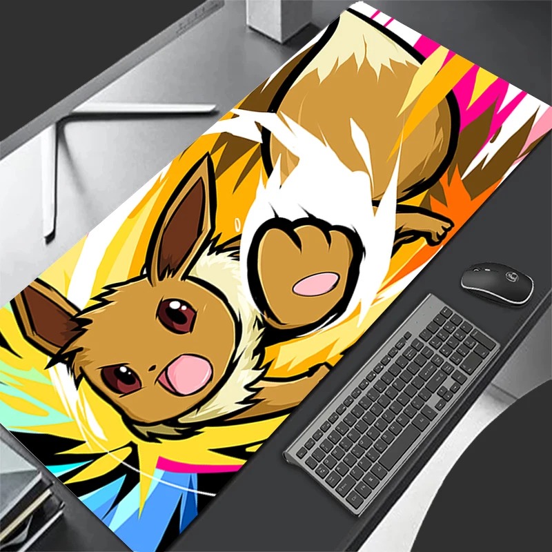 P-Pokemon Eevee Anime Gaming M - Gaming Keyboard Affordable ulasan dan harga