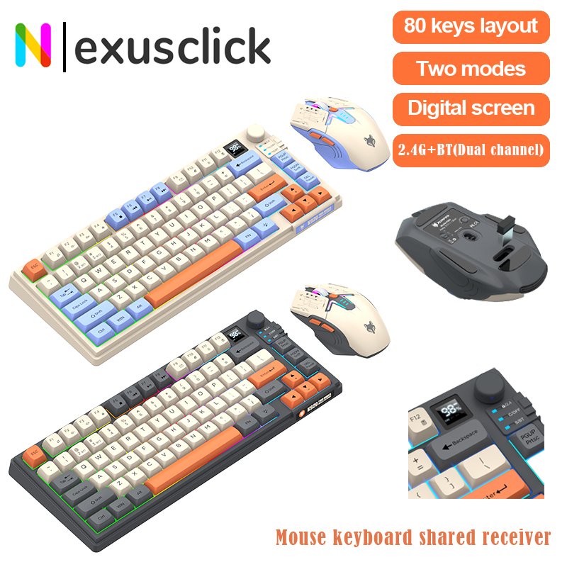 Premium Dual-Modes 2.4G+Blueto - Gaming Keyboard Extension ulasan dan harga