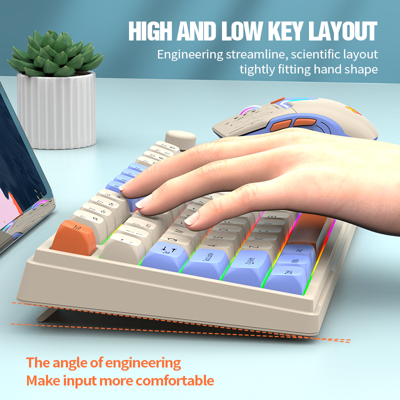 Premium Dual-Modes 2.4G+Blueto - Gaming Keyboard Extension ulasan dan harga