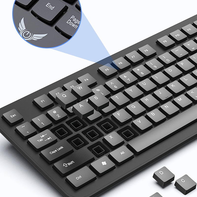 2.4G Wireless Keyboard Mouse S - Gaming Keyboard Mechanical Wireless ulasan dan harga