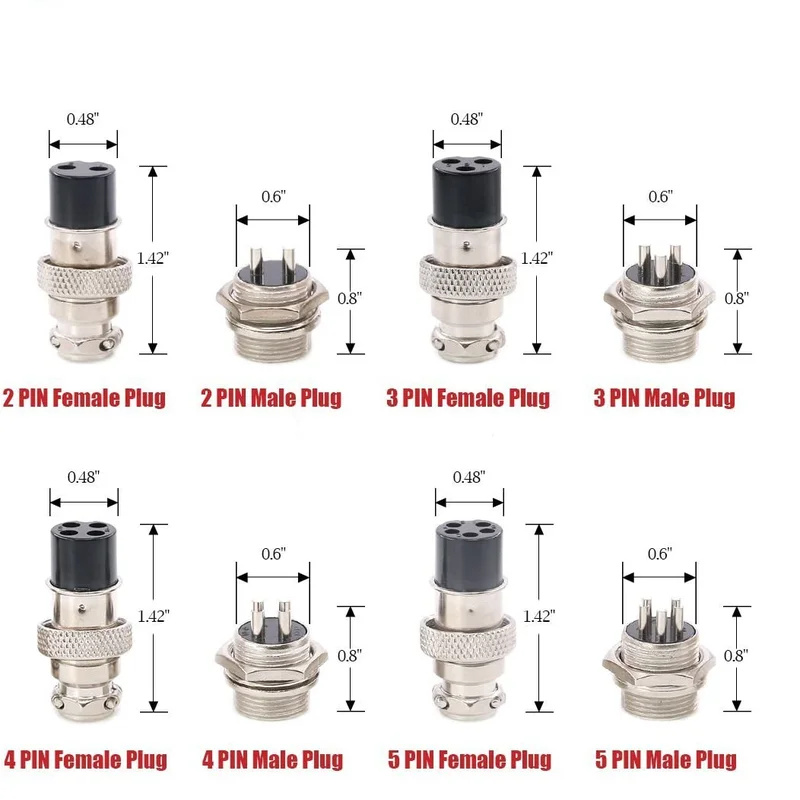 14pcs 7Value 2 3 4 5 6 8 Pin 1 - Aviator Connector Kit ulasan dan harga