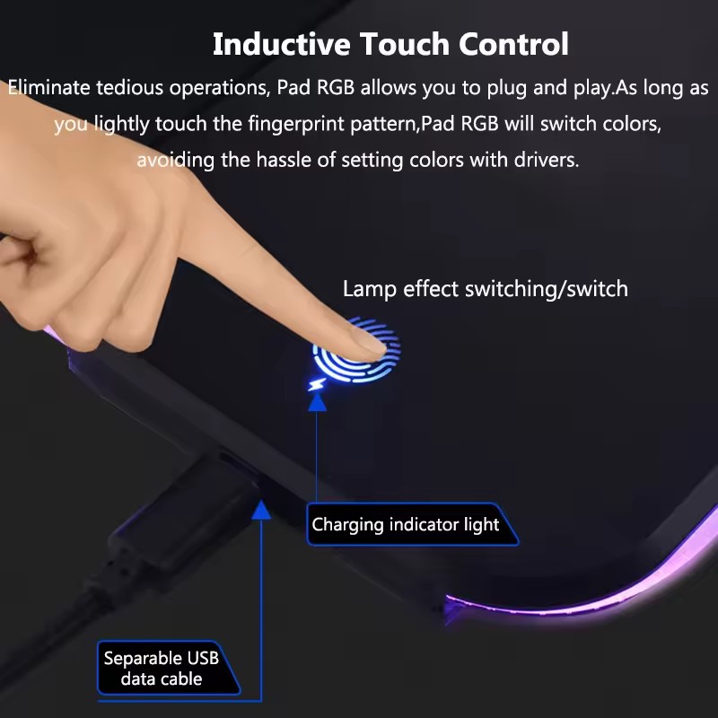 RGB mouse pad with wireless ch - Gaming Keyboard And Mouse Wireless ulasan dan harga