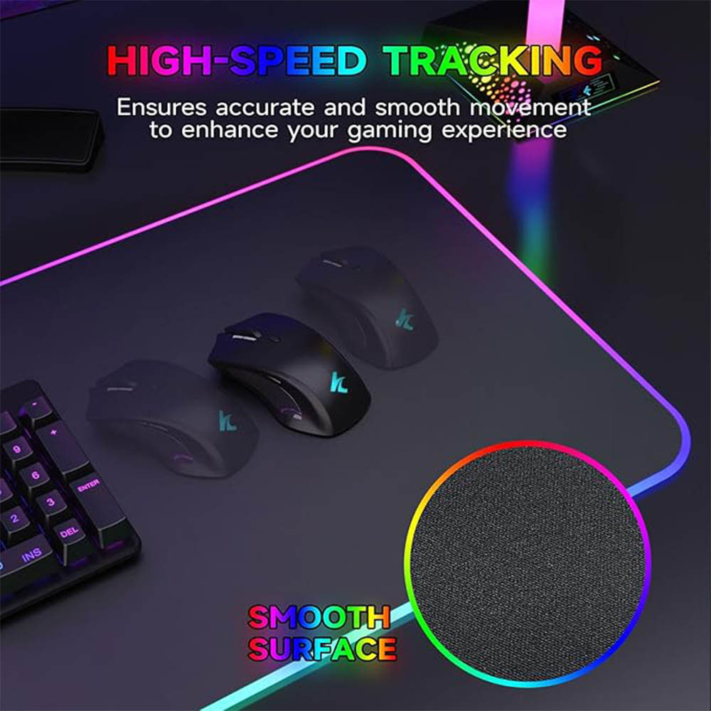RGB mouse pad with wireless ch - Gaming Keyboard And Mouse Wireless ulasan dan harga
