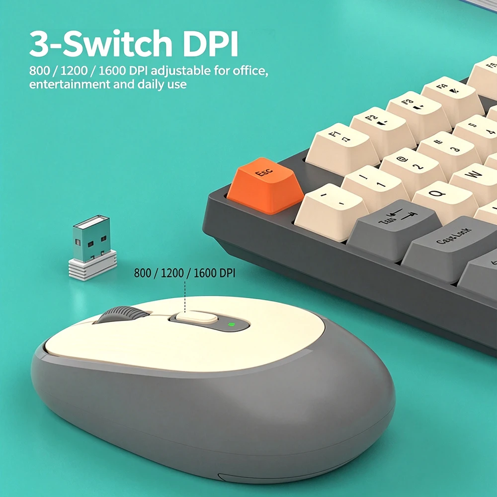 KEBIDUMEI 2.4G Wireless Keyboa - Gaming Keyboard And Mouse Wireless ulasan dan harga