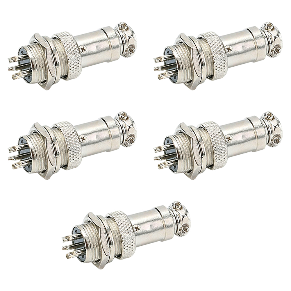 5Pcs GX16 2/3/4/5 Pin Aviation - Aviator Connector Kit ulasan dan harga