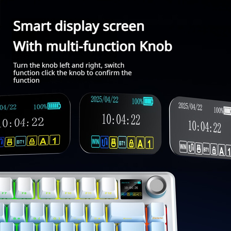 AULA F75 MAX 75% Tri-Mode Mech - Keyboard Gaming Mac ulasan dan harga