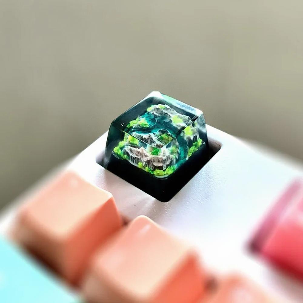 Mountain and Sea Keycaps Artis - Gaming Keyboard Affordable ulasan dan harga