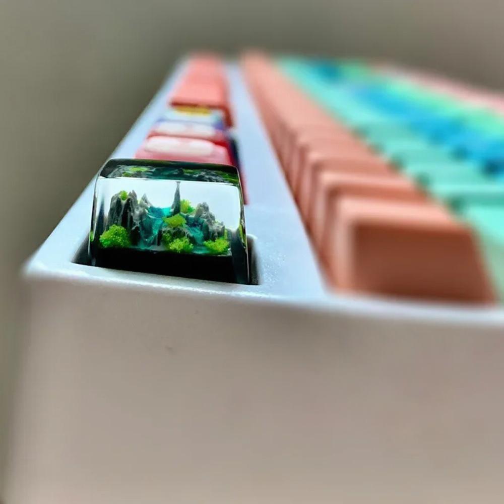 Mountain and Sea Keycaps Artis - Gaming Keyboard Affordable ulasan dan harga