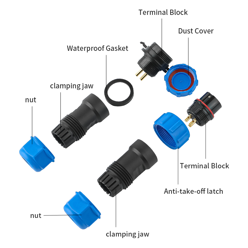 JINH 1/5Pcs Screw Terminal SP1 - Aviator Connector Kit ulasan dan harga