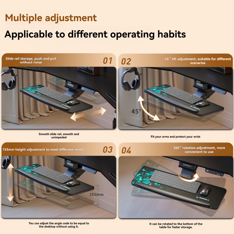 Desktop Multi-function Adjusta - Gaming Keyboard Extension ulasan dan harga