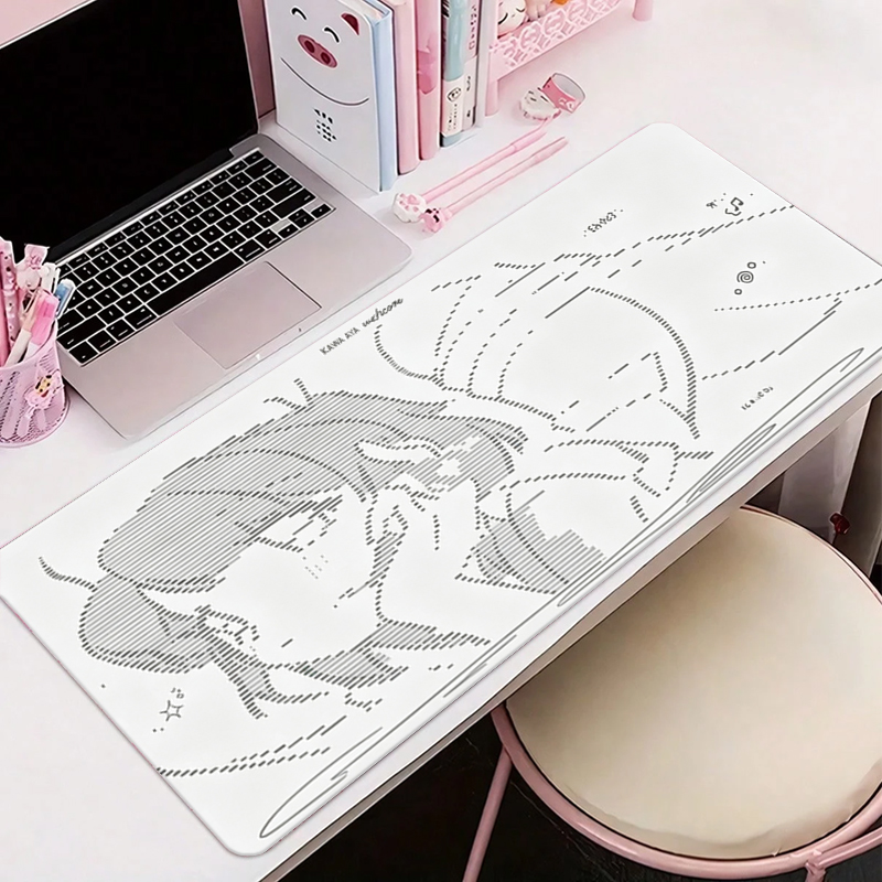 1Pcs Leather Mouse Pad Anime A - Gaming Keyboard Nearby ulasan dan harga
