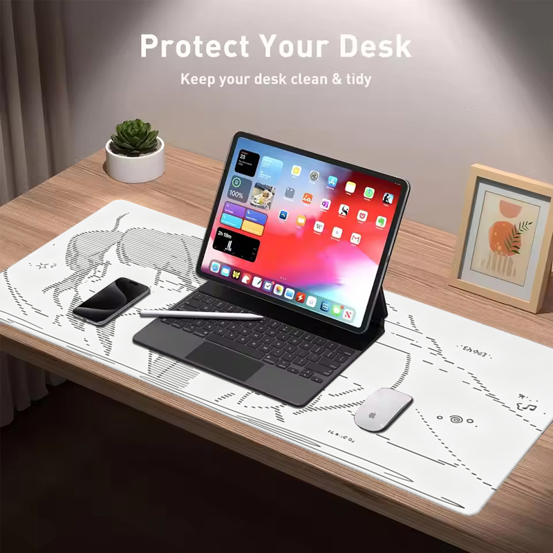 1Pcs Leather Mouse Pad Anime A - Gaming Keyboard Nearby ulasan dan harga